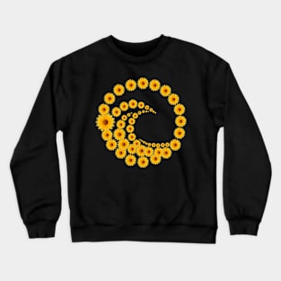 Little Aesthetic Sunflower Crewneck Sweatshirt